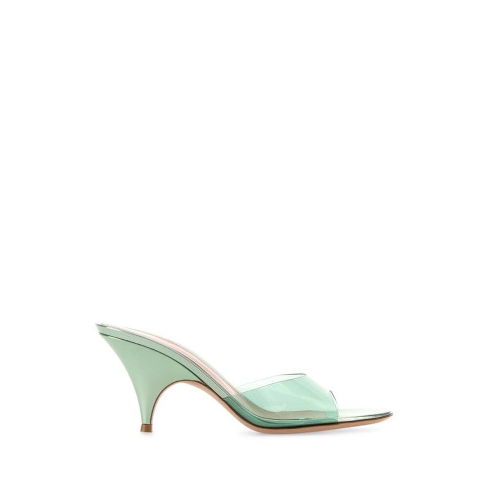 Gianvito Rossi Women Green Pvc Sofia Mules